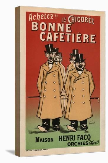 La Chicoree Bonne Cafetiere-Fernand Fernel-Stretched Canvas