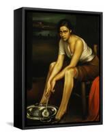 La Chiquita Piconera, 1930-Julio Romero de Torres-Framed Stretched Canvas
