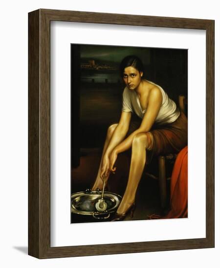 La Chiquita Piconera, 1930-Julio Romero de Torres-Framed Giclee Print