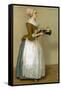 La Chocolatière - from painting by Liotard-Jean-Etienne Liotard-Framed Stretched Canvas