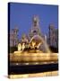 La Cibeles Fountain, Plaza de La Cibeles, Madrid, Spain-Alan Copson-Stretched Canvas