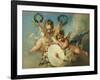 La Cible d'Amour (Love Target)-Francois Boucher-Framed Giclee Print