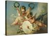 La Cible d'Amour (Love Target)-Francois Boucher-Stretched Canvas