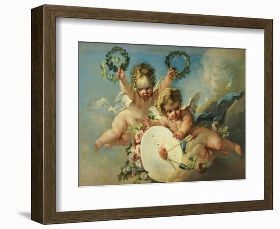 La Cible d'Amour (Love Target)-Francois Boucher-Framed Giclee Print