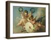 La Cible d'Amour (Love Target)-Francois Boucher-Framed Giclee Print