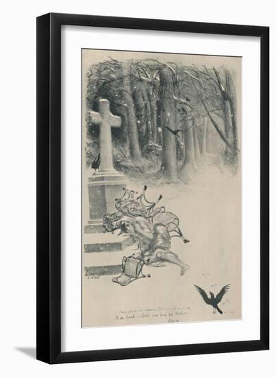 'La Cigale', 1919-Adolphe Willette-Framed Giclee Print