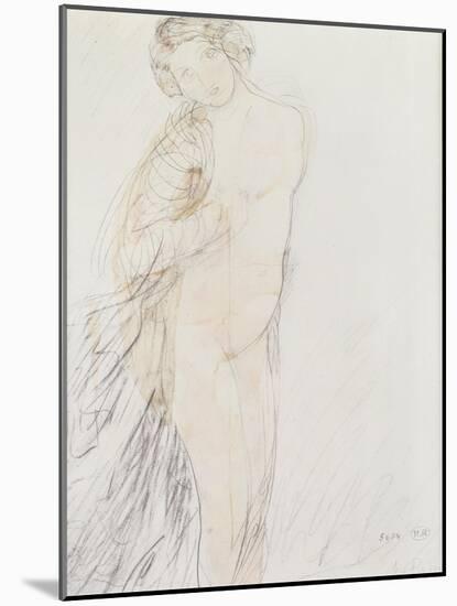 La Cigale-Auguste Rodin-Mounted Giclee Print