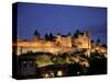 La Cite, Carcassonne, Languedoc Roussillon, France-Alan Copson-Stretched Canvas