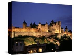 La Cite, Carcassonne, Languedoc Roussillon, France-Alan Copson-Stretched Canvas