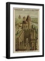 La Cite De Carcassonne, Aude-null-Framed Premium Giclee Print