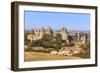 La Cite, historic fortified city, Carcassonne, UNESCO World Heritage Site, France-Eleanor Scriven-Framed Photographic Print