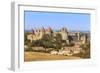 La Cite, historic fortified city, Carcassonne, UNESCO World Heritage Site, France-Eleanor Scriven-Framed Photographic Print