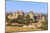 La Cite, historic fortified city, Carcassonne, UNESCO World Heritage Site, France-Eleanor Scriven-Mounted Photographic Print