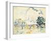 La Cité: le Pont des Arts-Paul Signac-Framed Giclee Print