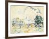 La Cité: le Pont des Arts-Paul Signac-Framed Giclee Print