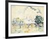 La Cité: le Pont des Arts-Paul Signac-Framed Giclee Print