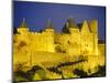 La Cite, Medieval Fortified Town, Carcassone, Aude, Languedoc-Roussillon, France-David Hughes-Mounted Photographic Print