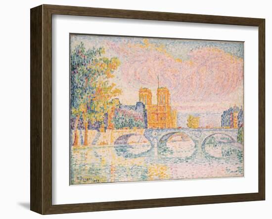 La Cité. Paris, 1934-Paul Signac-Framed Giclee Print