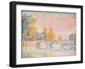 La Cité. Paris, 1934-Paul Signac-Framed Giclee Print