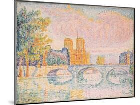 La Cité. Paris, 1934-Paul Signac-Mounted Giclee Print