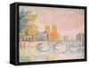 La Cité. Paris, 1934-Paul Signac-Framed Stretched Canvas