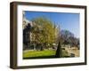 La Cite, Small Garden near the Cathedrale (Cathedral) De Notre Dame-Massimo Borchi-Framed Photographic Print