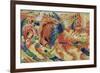 La Citta Che Sale-Umberto Boccioni-Framed Giclee Print