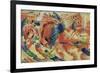 La Citta Che Sale-Umberto Boccioni-Framed Giclee Print