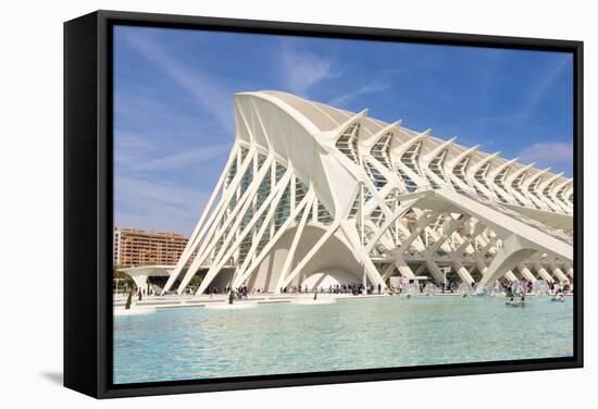 La Ciudad De Las Artes Y Las Ciencias (City of Arts and Sciences), Valencia, Spain-Chris Hepburn-Framed Stretched Canvas