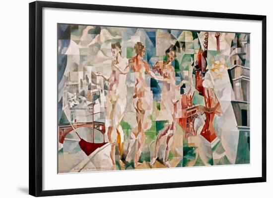 La Ciudad de Paris, 1910-Robert Delaunay-Framed Giclee Print