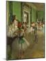 La classe de danse. Oil on canvas (around 1873-1876) 85 x 75 cm R. F. 1976.-Edgar Degas-Mounted Giclee Print