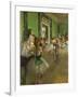 La classe de danse. Oil on canvas (around 1873-1876) 85 x 75 cm R. F. 1976.-Edgar Degas-Framed Giclee Print