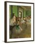 La classe de danse. Oil on canvas (around 1873-1876) 85 x 75 cm R. F. 1976.-Edgar Degas-Framed Giclee Print