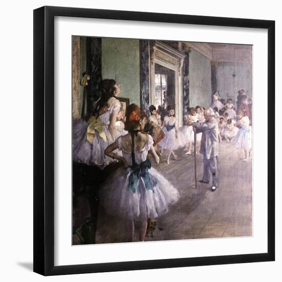 La Classe de danse-Edgar Degas-Framed Giclee Print