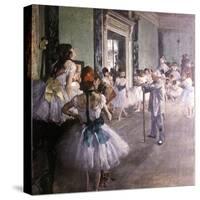 La Classe de danse-Edgar Degas-Stretched Canvas