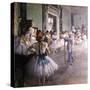 La Classe de danse-Edgar Degas-Stretched Canvas