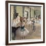 La classe de danse-Edgar Degas-Framed Giclee Print