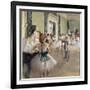 La classe de danse-Edgar Degas-Framed Giclee Print