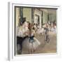 La classe de danse-Edgar Degas-Framed Giclee Print