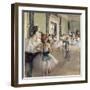 La classe de danse-Edgar Degas-Framed Giclee Print