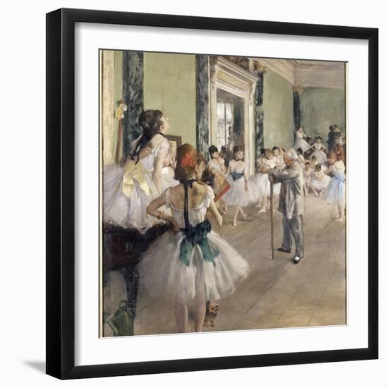 La classe de danse-Edgar Degas-Framed Giclee Print