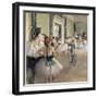 La classe de danse-Edgar Degas-Framed Giclee Print