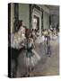 La Classe de Danse-Edgar Degas-Stretched Canvas