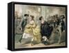 La Closerie de Lilas-Charles Vernier-Framed Stretched Canvas