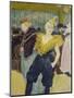 La Clownesse, 1895-Henri de Toulouse-Lautrec-Mounted Giclee Print