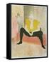 La Clownesse Assise from Elles-null-Framed Stretched Canvas