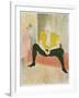 La Clownesse Assise from Elles-null-Framed Giclee Print