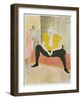 La Clownesse Assise from Elles-null-Framed Giclee Print