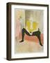 La Clownesse Assise from Elles-null-Framed Giclee Print