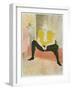 La Clownesse Assise from Elles-null-Framed Giclee Print